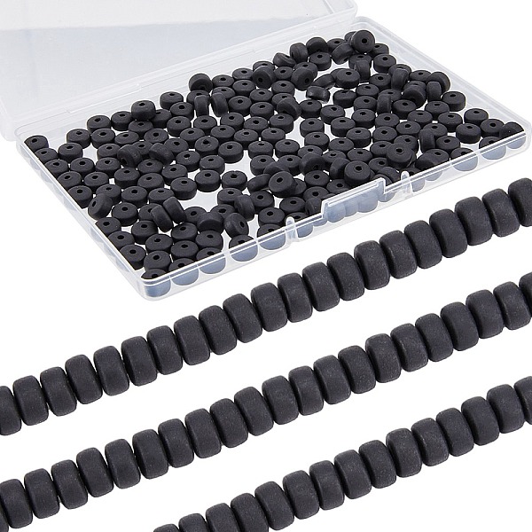 PandaHall SUNNYCLUE 3 Strands Handmade Polymer Clay Beads Strands, for DIY Jewelry Crafts Supplies, Flat Round, Black, 6~7x3mm, Hole: 1.5mm...
PandaHall SUNNYCLUE 3 Strands Handmade Polymer Clay Beads Strands, for DIY Jewelry Crafts Supplies, Flat Round, Black, 6~7x3mm, Hole: 1.5mm...