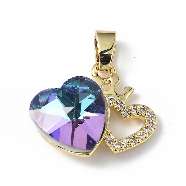 PandaHall Real 18K Gold Plated Rack Plating Brass Micro Pave Clear Cubic Zirconia Pendants, with Glass, Long-Lasting Plated, Cadmium Free &...
PandaHall Real 18K Gold Plated Rack Plating Brass Micro Pave Clear Cubic Zirconia Pendants, with Glass, Long-Lasting Plated, Cadmium Free &...