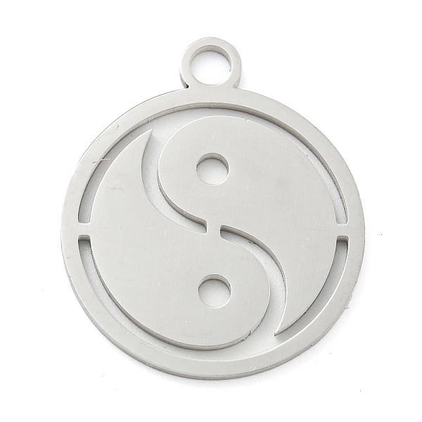 PandaHall 304 Stainless Steel Pendants, Laser Cut, Stainless Steel Color, Flat Round Charm, Yin-yang, 24.5x21x1mm, Hole: 3mm 304 Stainless...
PandaHall 304 Stainless Steel Pendants, Laser Cut, Stainless Steel Color, Flat Round Charm, Yin-yang, 24.5x21x1mm, Hole: 3mm 304 Stainless...