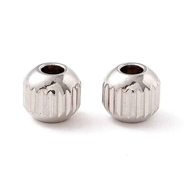 PandaHall 201 Stainless Steel Beads, Round, Stainless Steel Color, 4x3.5mm, Hole: 1.5mm 201 Stainless Steel Round
PandaHall 201 Stainless Steel Beads, Round, Stainless Steel Color, 4x3.5mm, Hole: 1.5mm 201 Stainless Steel Round