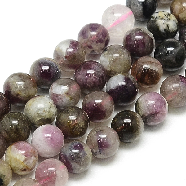 PandaHall Natural Tourmaline Beads Strands, Round, 5x4.5mm, Hole: 1mm, about 83pcs/strand, 15.5 inch Tourmaline Round
PandaHall Natural Tourmaline Beads Strands, Round, 5x4.5mm, Hole: 1mm, about 83pcs/strand, 15.5 inch Tourmaline Round