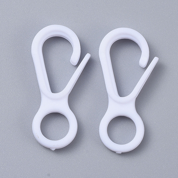 PandaHall Plastic Lobster CLaw Clasps, White, 33x15.5x4.5mm, Hole: 7.5mm Plastic Others White
PandaHall Plastic Lobster CLaw Clasps, White, 33x15.5x4.5mm, Hole: 7.5mm Plastic Others White