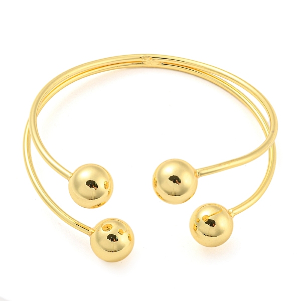 PandaHall Rack Plating Brass Double Layer Cuff Bangles, Lead Free & Cadmium Free, Real 18K Gold Plated, Inner Diameter: 1-7/8x2-1/4 inch...
PandaHall Rack Plating Brass Double Layer Cuff Bangles, Lead Free & Cadmium Free, Real 18K Gold Plated, Inner Diameter: 1-7/8x2-1/4 inch...