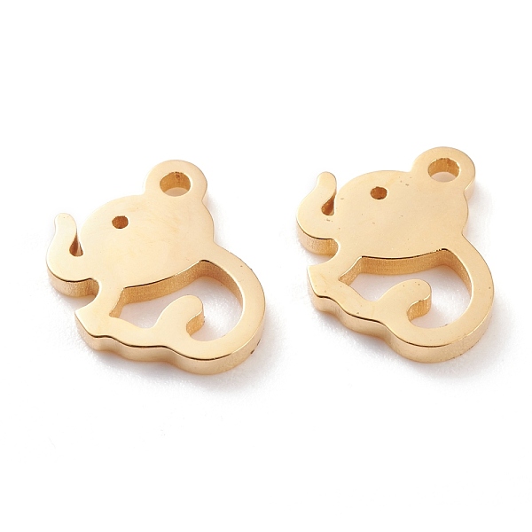 PandaHall Ion Plating(IP) 304 Stainless Steel Charms, Laser Cut, Elephant, Golden, 12x11x1.5mm, Hole: 1.2mm 304 Stainless Steel Elephant
PandaHall Ion Plating(IP) 304 Stainless Steel Charms, Laser Cut, Elephant, Golden, 12x11x1.5mm, Hole: 1.2mm 304 Stainless Steel Elephant