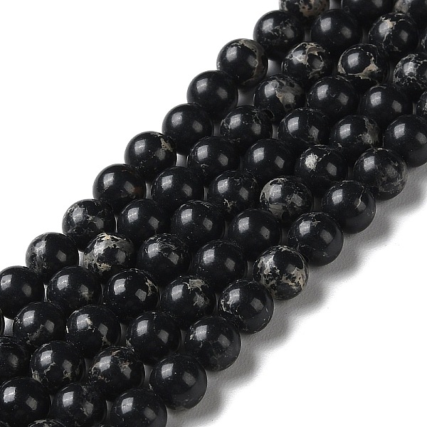 PandaHall Synthetic Imperial Jasper Dyed Beads Strands, Round, Black, 6mm, Hole: 1.4mm, about 60~62pcs/strand, 14.72''~15.28''(37.4~38.8cm)...
PandaHall Synthetic Imperial Jasper Dyed Beads Strands, Round, Black, 6mm, Hole: 1.4mm, about 60~62pcs/strand, 14.72''~15.28''(37.4~38.8cm)...