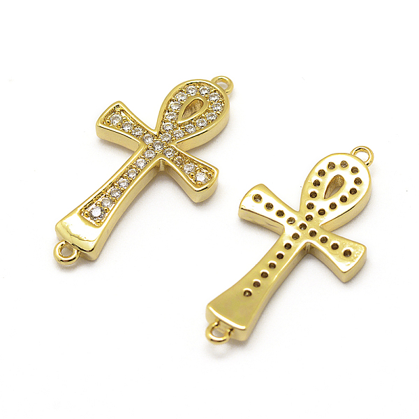PandaHall Easter Theme Brass Micro Pave Grade AAA Cubic Zirconia Links, Cadmium Free & Nickel Free & Lead Free, Ankh Cross, Real 18K Gold...
PandaHall Easter Theme Brass Micro Pave Grade AAA Cubic Zirconia Links, Cadmium Free & Nickel Free & Lead Free, Ankh Cross, Real 18K Gold...