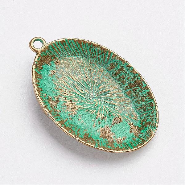 PandaHall Tibetan Style Alloy Pendant Cabochon Settings, Oval, Antique Bronze & Green Patina, Tray: 10x14mm, 41.5x26x4mm, Hole: 2mm Alloy...
PandaHall Tibetan Style Alloy Pendant Cabochon Settings, Oval, Antique Bronze & Green Patina, Tray: 10x14mm, 41.5x26x4mm, Hole: 2mm Alloy...