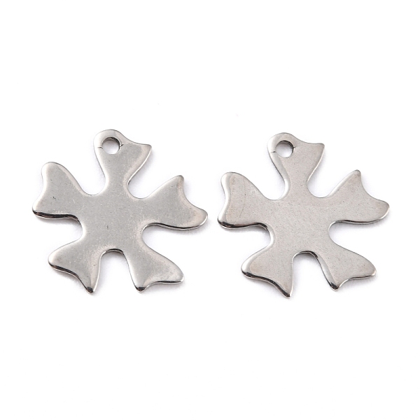 PandaHall 201 Stainless Steel Pendants, Flower, Stainless Steel Color, 15x15x0.8mm, Hole: 1.4mm 201 Stainless Steel Flower
PandaHall 201 Stainless Steel Pendants, Flower, Stainless Steel Color, 15x15x0.8mm, Hole: 1.4mm 201 Stainless Steel Flower