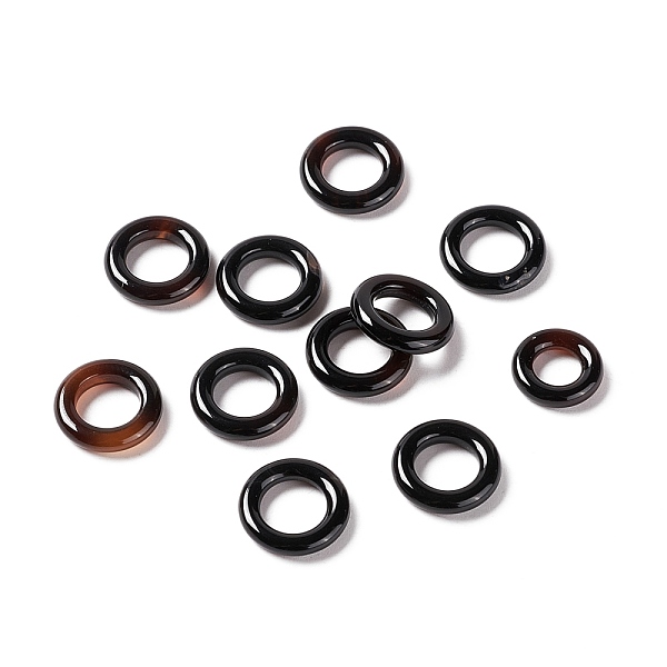 PandaHall Natural Black Agate Charms, Large Hole Charm, Ring, Dyed & Heated, 12x2.5mm, Hole: 7mm Black Agate Ring
PandaHall Natural Black Agate Charms, Large Hole Charm, Ring, Dyed & Heated, 12x2.5mm, Hole: 7mm Black Agate Ring