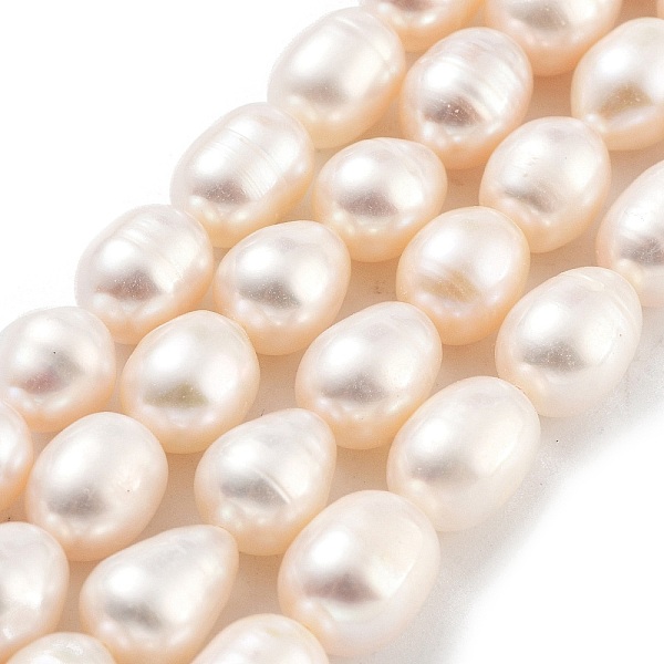PandaHall Natural Cultured Freshwater Pearl Beads Strands, Grade 3A, Rice, PeachPuff, 8~9mm, Hole: 0.7mm, about 18pcs/strand, 6.69''(17cm)..., Brown
PandaHall Natural Cultured Freshwater Pearl Beads Strands, Grade 3A, Rice, PeachPuff, 8~9mm, Hole: 0.7mm, about 18pcs/strand, 6.69''(17cm)..., Brown