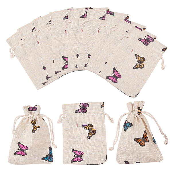 PandaHall Polycotton(Polyester Cotton) Packing Pouches Drawstring Bags, with Printed Butterfly, Wheat, 14x10cm Polycotton Orange
PandaHall Polycotton(Polyester Cotton) Packing Pouches Drawstring Bags, with Printed Butterfly, Wheat, 14x10cm Polycotton Orange