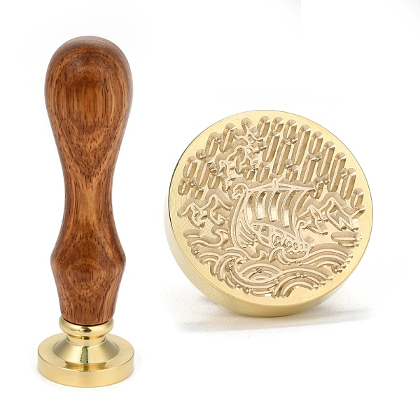 PandaHall Brass Retro Wax Sealing Stamp, with Wooden Handle for Post Decoration DIY Card Making, Sailboat Pattern, 90x25.5mm Brass Sailboat
PandaHall Brass Retro Wax Sealing Stamp, with Wooden Handle for Post Decoration DIY Card Making, Sailboat Pattern, 90x25.5mm Brass Sailboat