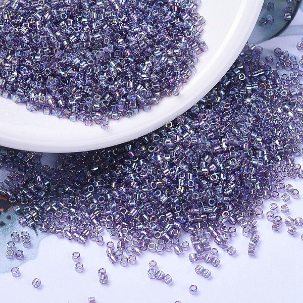 PandaHall MIYUKI Delica Beads, Cylinder, Japanese Seed Beads, 11/0, (DB1245) Transparent Light Amethyst AB, 1.3x1.6mm, Hole: 0.8mm, about..., Purple
PandaHall MIYUKI Delica Beads, Cylinder, Japanese Seed Beads, 11/0, (DB1245) Transparent Light Amethyst AB, 1.3x1.6mm, Hole: 0.8mm, about..., Purple