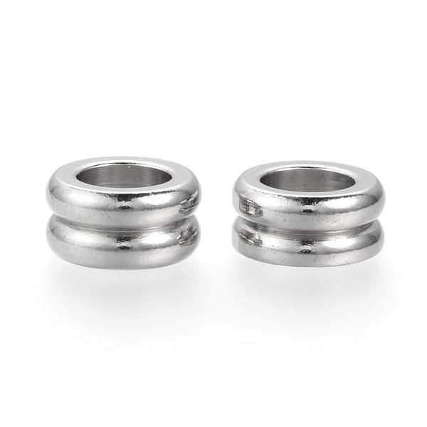 PandaHall 201 Stainless Steel Beads, Drum, Large Hole Beads, Stainless Steel Color, 10x5mm, Hole: 6mm 201 Stainless Steel Drum
PandaHall 201 Stainless Steel Beads, Drum, Large Hole Beads, Stainless Steel Color, 10x5mm, Hole: 6mm 201 Stainless Steel Drum
