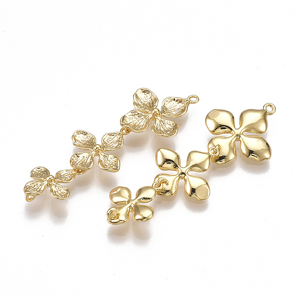 PandaHall Brass Links connectors, Flower, Nickel Free, Real 18K Gold Plated, 42x15x2.5mm, Hole: 1.2mm Brass Flower
PandaHall Brass Links connectors, Flower, Nickel Free, Real 18K Gold Plated, 42x15x2.5mm, Hole: 1.2mm Brass Flower