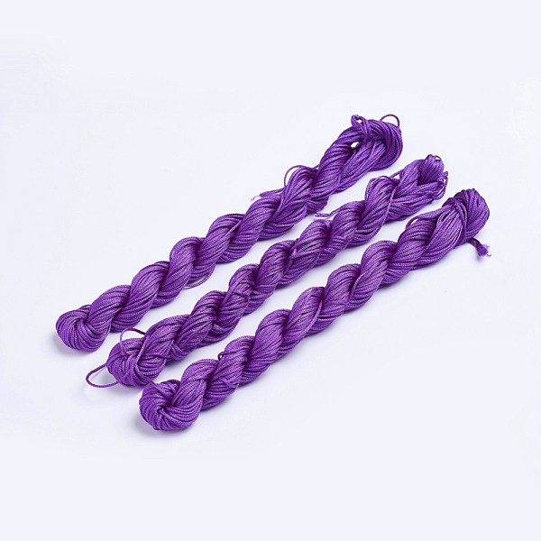PandaHall Nylon Thread, Nylon Jewelry Cord for Custom Woven Bracelets Making, Purple, 1mm, about 26m/bundle, 10bundles/bag, about 284.34...
PandaHall Nylon Thread, Nylon Jewelry Cord for Custom Woven Bracelets Making, Purple, 1mm, about 26m/bundle, 10bundles/bag, about 284.34...