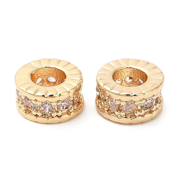 PandaHall Rack Plating Brass Micro Pave Cubic Zirconia Beads, Long-Lasting Plated, Lead Free & Cadmium Free, Column, Real 14K Gold Plated..., Clear
PandaHall Rack Plating Brass Micro Pave Cubic Zirconia Beads, Long-Lasting Plated, Lead Free & Cadmium Free, Column, Real 14K Gold Plated..., Clear