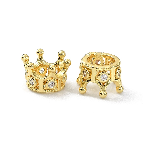 PandaHall Brass Rhinestone European Beads, Large Hole Beads, Crown, Real 18K Gold Plated, 7x10x11.5mm, Hole: 5.5mm Brass+Rhinestone Crown
PandaHall Brass Rhinestone European Beads, Large Hole Beads, Crown, Real 18K Gold Plated, 7x10x11.5mm, Hole: 5.5mm Brass+Rhinestone Crown