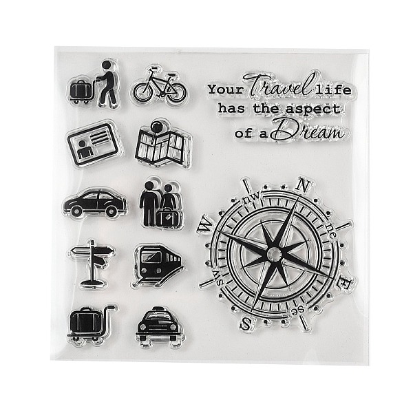 PandaHall Plastic Stamps, for DIY Scrapbooking, Photo Album Decorative, Cards Making, Stamp Sheets, Travel Themed, 107x107x3mm Plastic..., Black
PandaHall Plastic Stamps, for DIY Scrapbooking, Photo Album Decorative, Cards Making, Stamp Sheets, Travel Themed, 107x107x3mm Plastic..., Black