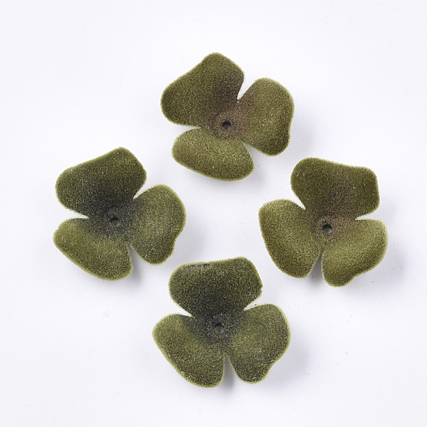 PandaHall Flocky Acrylic Bead Caps, 3-Petal, Flower, Olive Drab, 22x23x8mm, Hole: 1mm Acrylic Green
PandaHall Flocky Acrylic Bead Caps, 3-Petal, Flower, Olive Drab, 22x23x8mm, Hole: 1mm Acrylic Green