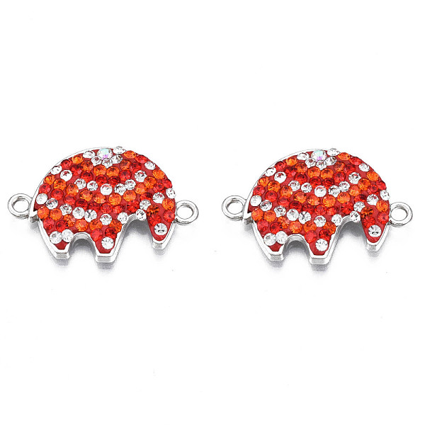 PandaHall Rack Plating Alloy Links Connectors, with Polymer Clay Rhinestone, Cadmium Free & Lead Free, Platinum Plated, Elephant, Crystal AB..., Clear
PandaHall Rack Plating Alloy Links Connectors, with Polymer Clay Rhinestone, Cadmium Free & Lead Free, Platinum Plated, Elephant, Crystal AB..., Clear
