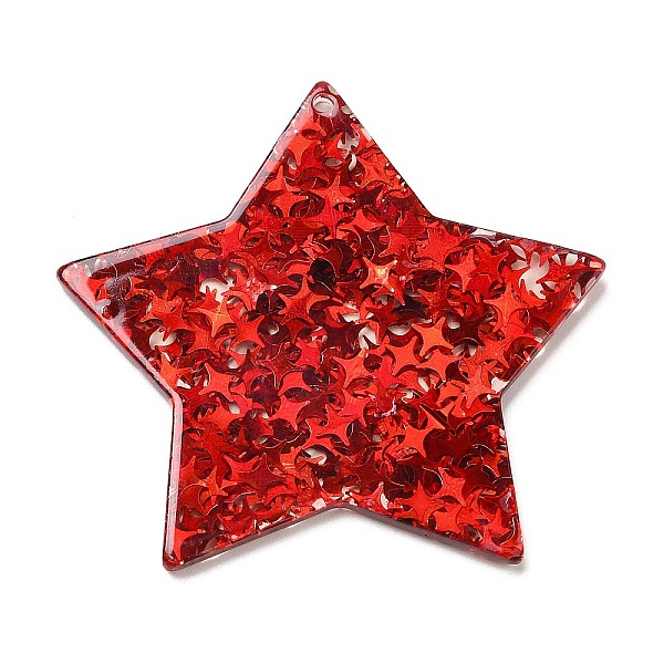 PandaHall Acrylic with Paillettes Pendants, Star, FireBrick, 42.5x45.5x2mm, Hole: 1.6mm Acrylic Star Red
PandaHall Acrylic with Paillettes Pendants, Star, FireBrick, 42.5x45.5x2mm, Hole: 1.6mm Acrylic Star Red