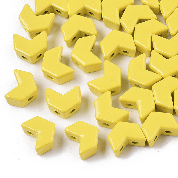 PandaHall Spray Painted Alloy Multi-Strand Links, Cadmium Free & Lead Free, For Tile Elastic Bracelets Making, Arrow, Yellow, 8x6.5x4.5mm...
PandaHall Spray Painted Alloy Multi-Strand Links, Cadmium Free & Lead Free, For Tile Elastic Bracelets Making, Arrow, Yellow, 8x6.5x4.5mm...