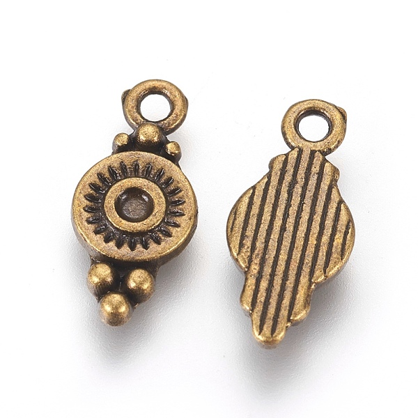 PandaHall Tibetan Style Alloy Charms, Cadmium Free & Nickel Free & Lead Free, Flat Round, Antique Bronze, 16x7x1.5mm, Hole: 1.5mm Alloy...
PandaHall Tibetan Style Alloy Charms, Cadmium Free & Nickel Free & Lead Free, Flat Round, Antique Bronze, 16x7x1.5mm, Hole: 1.5mm Alloy...