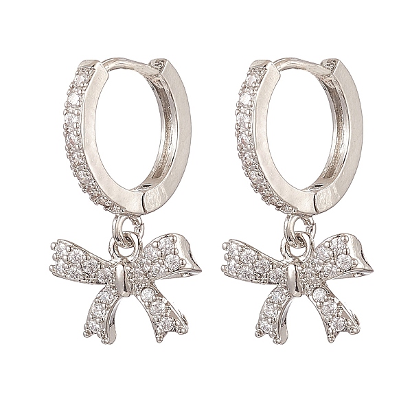 PandaHall Brass Micro Pave Clear Cubic Zirconia Hoop Earring, Dangle Earring for Women, Bowknot, 24mm, Pin: 0.8x1mm Cubic Zirconia Bowknot...
PandaHall Brass Micro Pave Clear Cubic Zirconia Hoop Earring, Dangle Earring for Women, Bowknot, 24mm, Pin: 0.8x1mm Cubic Zirconia Bowknot...