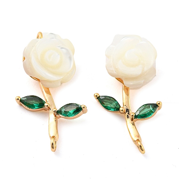 PandaHall Natural Freshwater Shell Brass Pendants, Flower Charms with Green Glass Leaf, Real 18K Gold Plated, 18.5x10x5.5mm, Hole: 1mm...
PandaHall Natural Freshwater Shell Brass Pendants, Flower Charms with Green Glass Leaf, Real 18K Gold Plated, 18.5x10x5.5mm, Hole: 1mm...