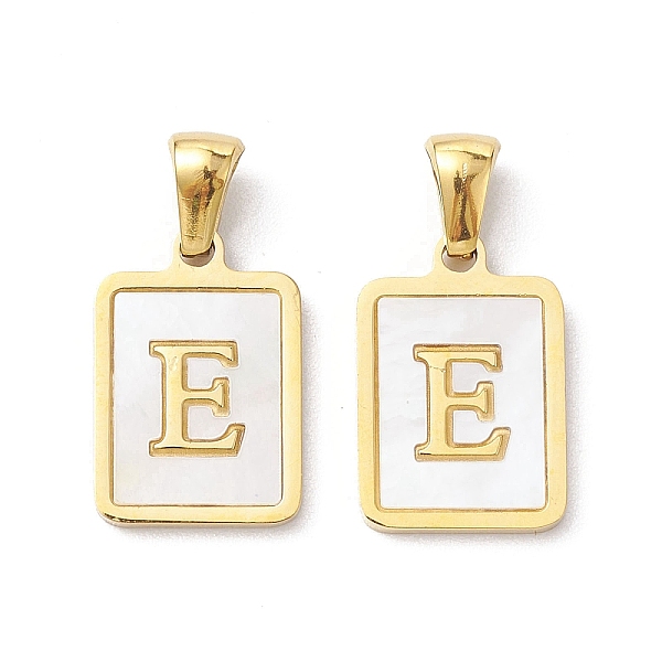 PandaHall Ion Plating(IP) 304 Stainless Steel Pave Shell Pendants, Rectangle Charm, Real 18K Gold Plated, Letter E, 17.5x12x1.5mm, Hole...
PandaHall Ion Plating(IP) 304 Stainless Steel Pave Shell Pendants, Rectangle Charm, Real 18K Gold Plated, Letter E, 17.5x12x1.5mm, Hole...
