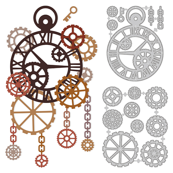 PandaHall 15 Styles Gear Clock Cutting Dies Clocks Card Making Die Cut Carbon Steel Die Cuts Stencils Scrapbooking Embossing Template Dies...
PandaHall 15 Styles Gear Clock Cutting Dies Clocks Card Making Die Cut Carbon Steel Die Cuts Stencils Scrapbooking Embossing Template Dies...