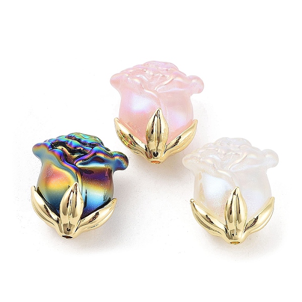PandaHall Iridescent Plating Acrylic Beads, with Alloy Findings, Rose, Mixed Color, 23x20.5x16mm, Hole: 1.6mm Acrylic Flower Multicolor
PandaHall Iridescent Plating Acrylic Beads, with Alloy Findings, Rose, Mixed Color, 23x20.5x16mm, Hole: 1.6mm Acrylic Flower Multicolor