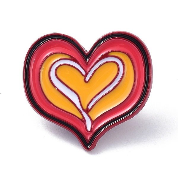 PandaHall Alloy Enamel Heart Brooches, with Enamel Pin, Brown, 23x25x11mm Alloy+Enamel Brown
PandaHall Alloy Enamel Heart Brooches, with Enamel Pin, Brown, 23x25x11mm Alloy+Enamel Brown