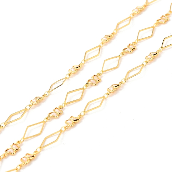 PandaHall Handmade Brass Link Chains, with Glass, Long-Lasting Plated, Soldered, with Spool, Rhombus & Butterfly, Golden, Old Lace, Link...
PandaHall Handmade Brass Link Chains, with Glass, Long-Lasting Plated, Soldered, with Spool, Rhombus & Butterfly, Golden, Old Lace, Link...