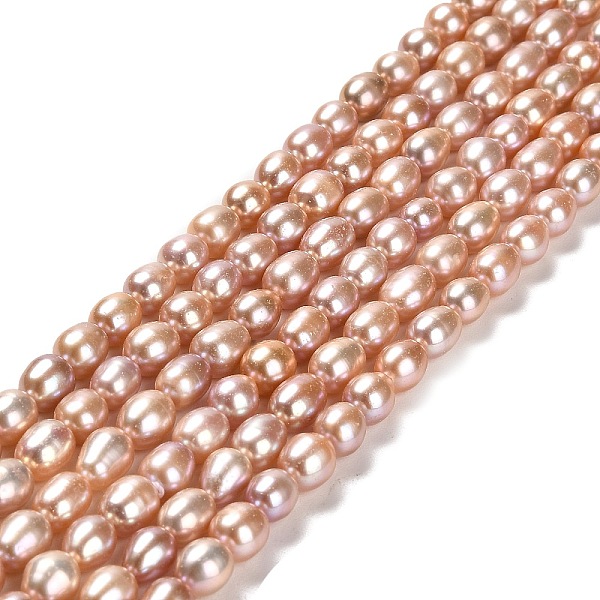 PandaHall Natural Cultured Freshwater Pearl Beads Strands, Rice, Grade 5A, Chocolate, 7~10x6~7mm, Hole: 0.6mm, about 44~48pcs/strand..., Brown
PandaHall Natural Cultured Freshwater Pearl Beads Strands, Rice, Grade 5A, Chocolate, 7~10x6~7mm, Hole: 0.6mm, about 44~48pcs/strand..., Brown