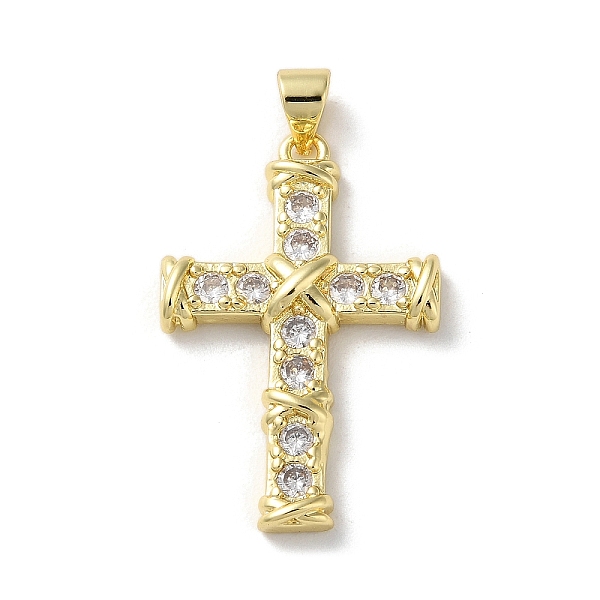 PandaHall Brass Micro Pave Cubic Zirconia Pendants, Cross, Real 18K Gold Plated, 29x19x3.5mm, Hole: 4x3.5mm Brass+Cubic Zirconia Cross Clear
PandaHall Brass Micro Pave Cubic Zirconia Pendants, Cross, Real 18K Gold Plated, 29x19x3.5mm, Hole: 4x3.5mm Brass+Cubic Zirconia Cross Clear