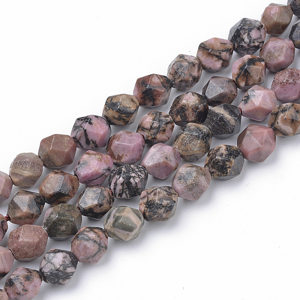 PandaHall Natural Rhodonite Beads Strands, Star Cut Round Beads, Faceted, 6~6.5x6mm, Hole: 1mm, about 58pcs/strand, 15.9 inch Rhodonite...
PandaHall Natural Rhodonite Beads Strands, Star Cut Round Beads, Faceted, 6~6.5x6mm, Hole: 1mm, about 58pcs/strand, 15.9 inch Rhodonite...