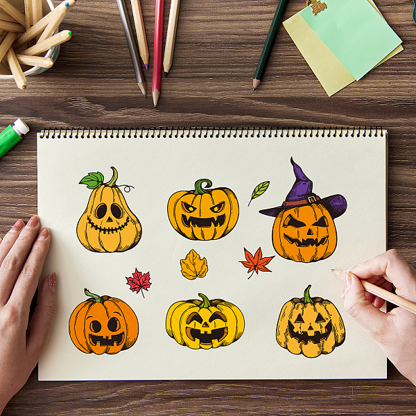 PandaHall GLOBLELAND Halloween Pumpkin Clear Stamps Leaves Silicone Clear Stamp Seals for Cards Making DIY Scrapbooking Photo Journal Album...
PandaHall GLOBLELAND Halloween Pumpkin Clear Stamps Leaves Silicone Clear Stamp Seals for Cards Making DIY Scrapbooking Photo Journal Album...