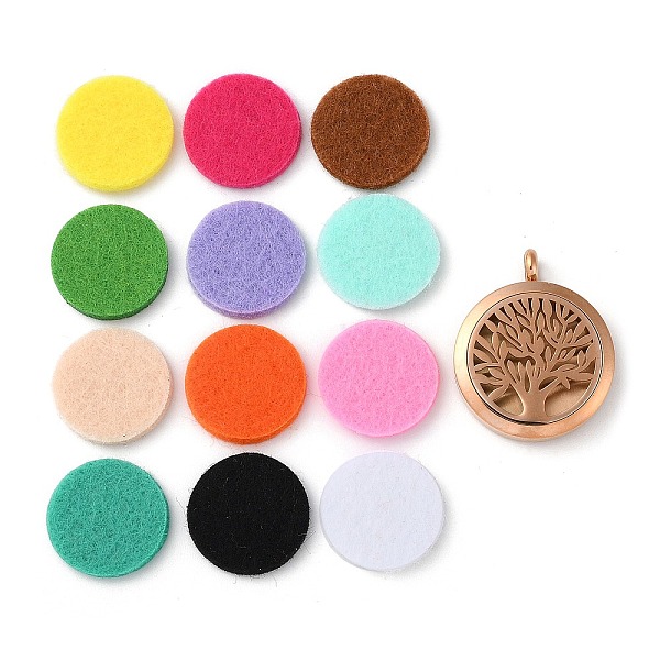 PandaHall Ion Plating(IP) 316 Surgical Stainless Steel Diffuser Locket Pendants, with Perfume Pad and Magnetic Clasps, Tree of Life, Rose..., Multicolor
PandaHall Ion Plating(IP) 316 Surgical Stainless Steel Diffuser Locket Pendants, with Perfume Pad and Magnetic Clasps, Tree of Life, Rose..., Multicolor