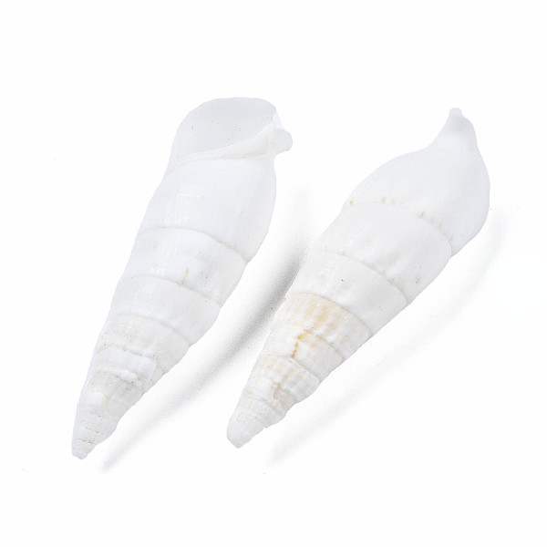 PandaHall Natural Trochid Shell/Trochus Shell Beads, Bleach, Spiral Shell Shape, No Hole, White, 42~55x13~17x12~16mm, about 90pcs/500g...
PandaHall Natural Trochid Shell/Trochus Shell Beads, Bleach, Spiral Shell Shape, No Hole, White, 42~55x13~17x12~16mm, about 90pcs/500g...
