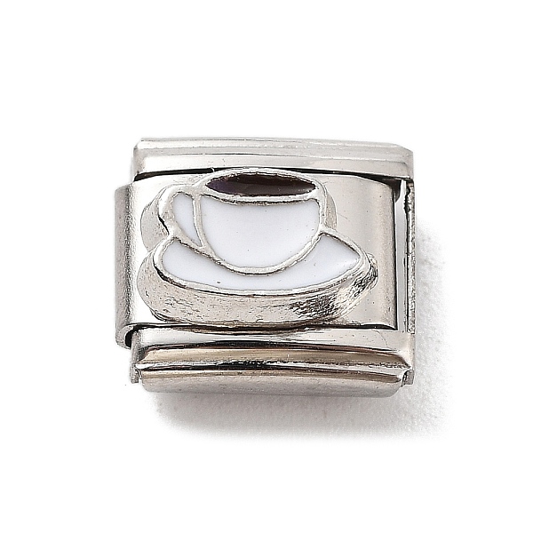 PandaHall Coffee 304 Stainless Steel Enamel Coffee Connector Charms, DIY Handmade Module Bracelet Accessories, Stainless Steel Color, White...
PandaHall Coffee 304 Stainless Steel Enamel Coffee Connector Charms, DIY Handmade Module Bracelet Accessories, Stainless Steel Color, White...