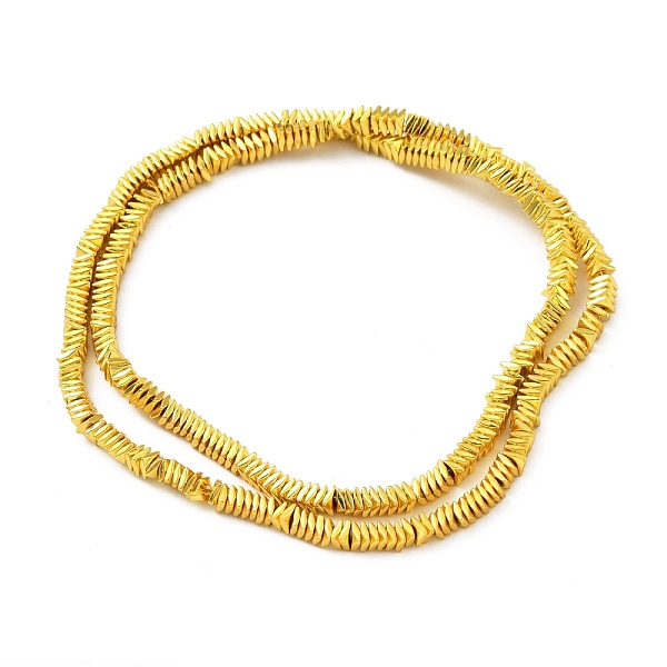 PandaHall Electroplated Non-magnetic Synthetic Hematite Beads Strands, Square, Golden Plated, 2.5x2.5x0.4mm, Hole: 0.9mm, about...
PandaHall Electroplated Non-magnetic Synthetic Hematite Beads Strands, Square, Golden Plated, 2.5x2.5x0.4mm, Hole: 0.9mm, about...