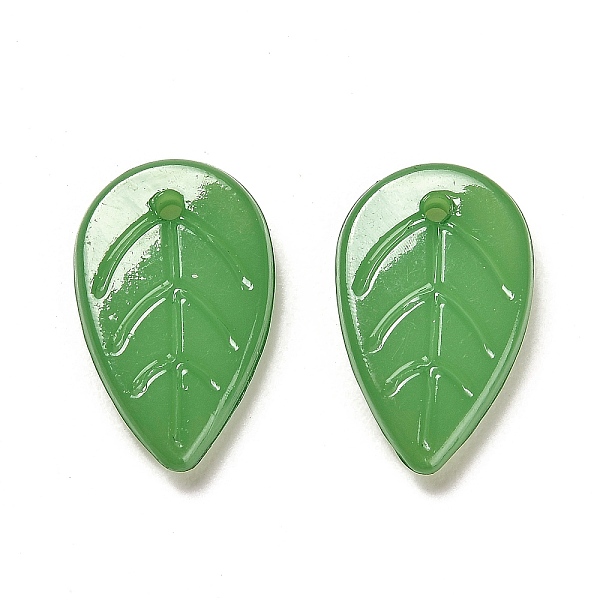 PandaHall Translucent Acrylic Pendants, Leaf, Medium Sea Green, 18x11.5x3.5mm, Hole: 1.4mm Acrylic Leaf
PandaHall Translucent Acrylic Pendants, Leaf, Medium Sea Green, 18x11.5x3.5mm, Hole: 1.4mm Acrylic Leaf