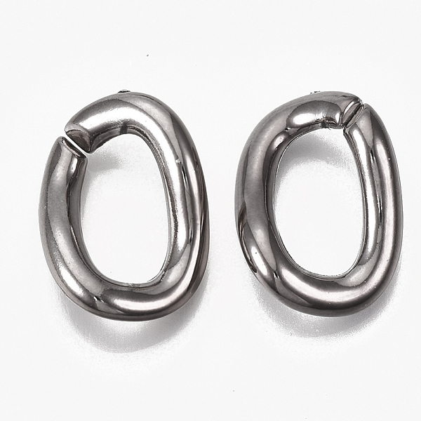 PandaHall UV Plating ABS Plastic Linking Rings, Quick Link Connectors, For Curb Chains Making, Unwelded, Twist, Gunmetal, 29x21x9mm, Hole...
PandaHall UV Plating ABS Plastic Linking Rings, Quick Link Connectors, For Curb Chains Making, Unwelded, Twist, Gunmetal, 29x21x9mm, Hole...