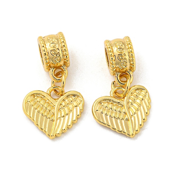 PandaHall Tibetan Style Alloy European Dangle Charms, Large Hole Pendants, Wing & Heart, Golden, 23mm, Pendant: 12x13x2mm, Hole: 4.5mm Alloy...
PandaHall Tibetan Style Alloy European Dangle Charms, Large Hole Pendants, Wing & Heart, Golden, 23mm, Pendant: 12x13x2mm, Hole: 4.5mm Alloy...