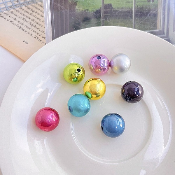 PandaHall Opaque Acrylic Beads, Round, Mixed Color, 15.5mm, Hole: 3mm Acrylic Round Multicolor
PandaHall Opaque Acrylic Beads, Round, Mixed Color, 15.5mm, Hole: 3mm Acrylic Round Multicolor