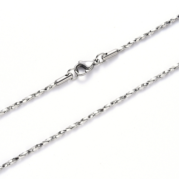 PandaHall 304 Stainless Steel Coreana Chain Necklace, with Lobster Claw Clasp, Stainless Steel Color, 19.68 inch(50cm)x1mm Stainless Steel
PandaHall 304 Stainless Steel Coreana Chain Necklace, with Lobster Claw Clasp, Stainless Steel Color, 19.68 inch(50cm)x1mm Stainless Steel
