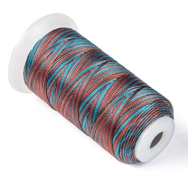 PandaHall Segment Dyed Round Polyester Sewing Thread, for Hand & Machine Sewing, Tassel Embroidery, Colorful, 12-Ply, 0.8mm, about 300m/roll..., Brown
PandaHall Segment Dyed Round Polyester Sewing Thread, for Hand & Machine Sewing, Tassel Embroidery, Colorful, 12-Ply, 0.8mm, about 300m/roll..., Brown
