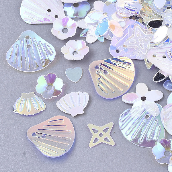 PandaHall Ornament Accessories, PVC Plastic Paillette/Sequins Beads, Mixed Shapes, Creamy White, 4~11x4~12x0.4~1.5mm, Hole: 0.9~1.4mm PVC...
PandaHall Ornament Accessories, PVC Plastic Paillette/Sequins Beads, Mixed Shapes, Creamy White, 4~11x4~12x0.4~1.5mm, Hole: 0.9~1.4mm PVC...